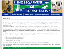 Tablet Screenshot of fitnessequipmentserviceandsetup.com